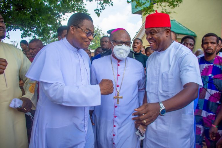 Celebrates With Archbishop Valerian Okeke