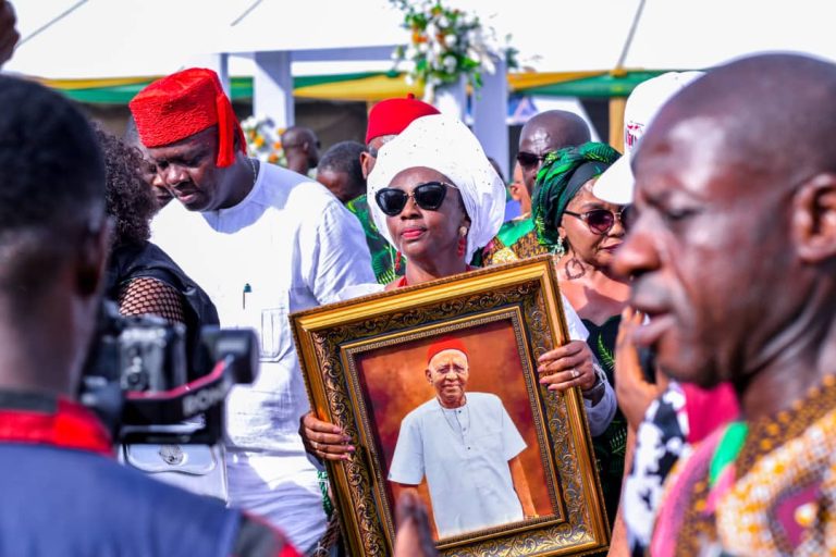 CELEBRATION OF LIFE:: ABIA AGOG AS ANAMBRA BUSINESS TYCOONS FRANCIS ANYAKWO, VALENTINE OZIGBO SEND FORTH THEIR FATHER-IN-LAW, ELDER AGBAEZE