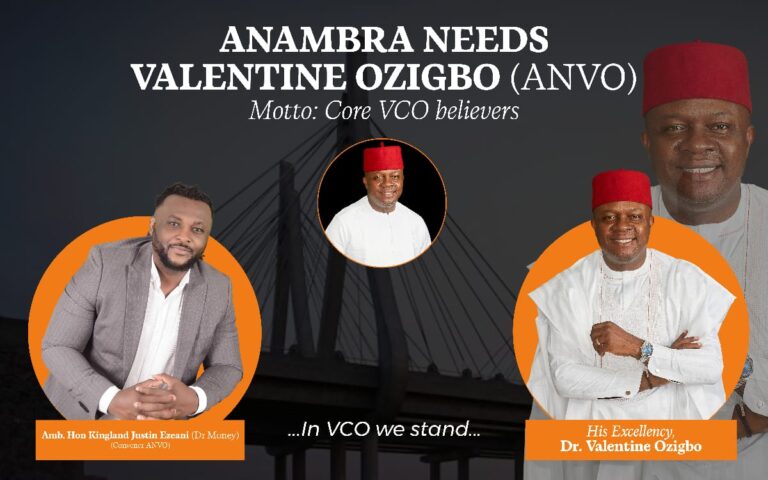 Official Statement From The Executive Secretariat Of Anambra Needs Valentine Ozigbo (Anvo)